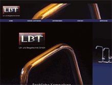 Tablet Screenshot of lbt-gmbh.com